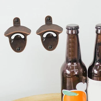

30pcs Bottle Opener Wall Mounted Rustic Beer Opener Set Vintage Look With Mounting Screws For Kitchen Cafe Bars