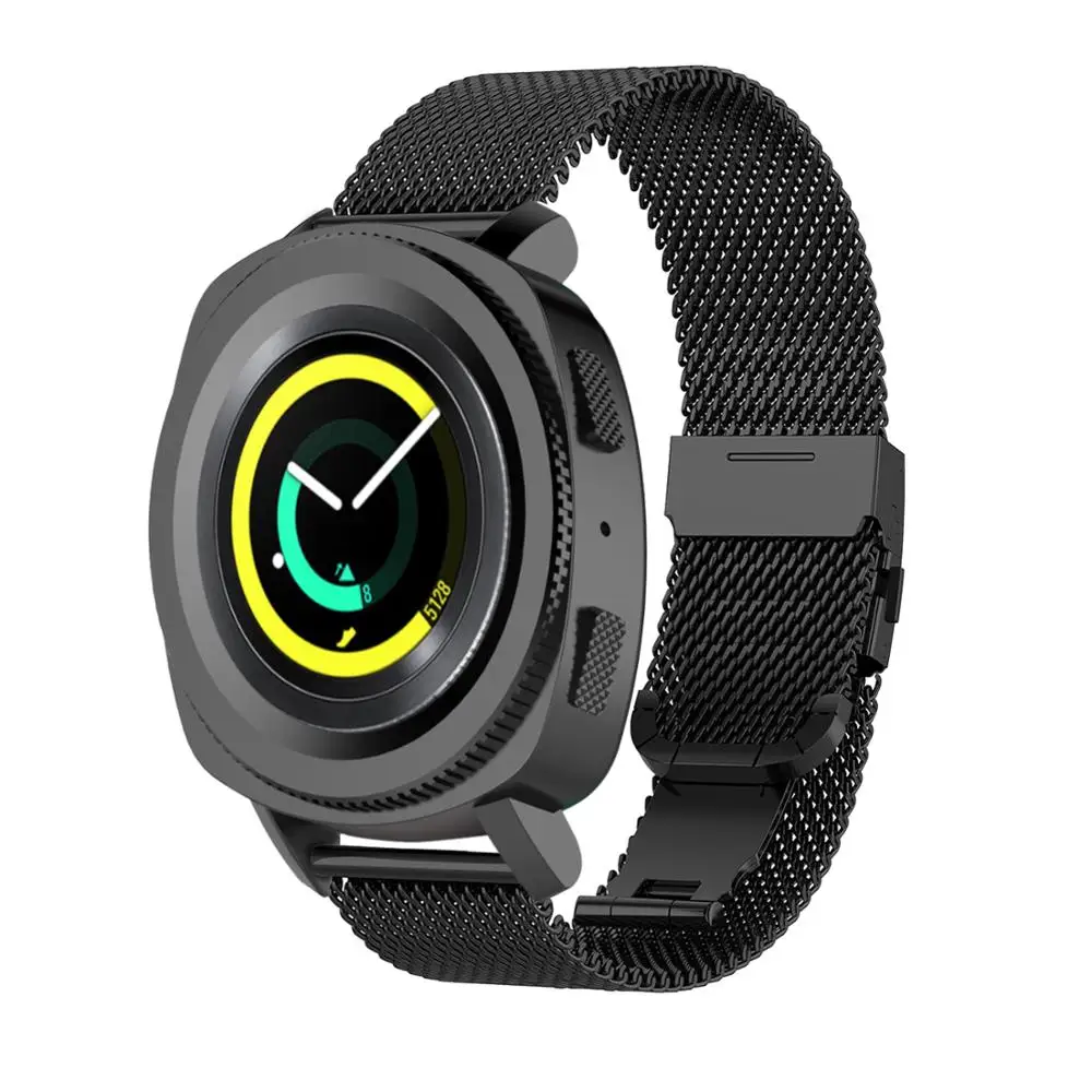 Металлический Миланский ремешок на запястье для samsung gear Sport SM-R600 Galaxy Active 2 Band Браслет Ремешок сменные часы аксессуары