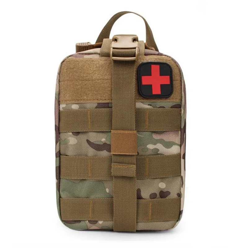 camouflage Тактическая медицинская аптечка, водонепроницаемая нейлоновая многофункциональная сумка для выживания на открытом воздухе - Цвет: camouflage