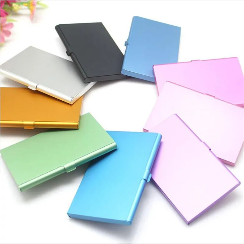 Wallet Card Holder Card Holder Credit Card Holder Business Card Holder Creative Business Card Case Stainless Steel Aluminum Holder Metal Box Cover Credit Men