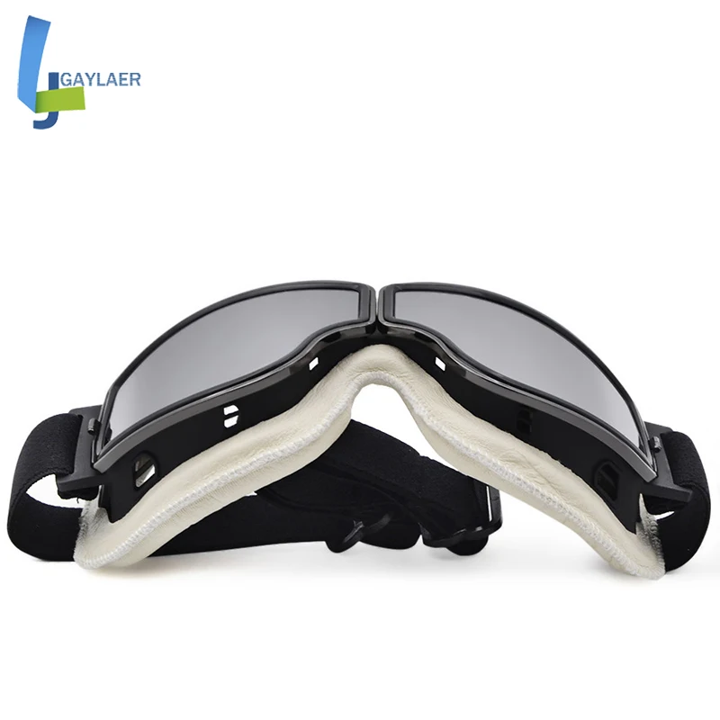 Brand Vintage Glasses Retro Motorcycle Cruiser Goggles Glasses Motocross Scooter Moto Helmet Goggles