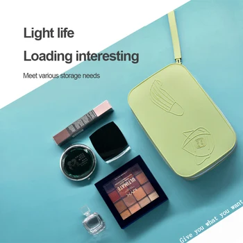 

Silicone Zipper Mask Box Waterproof Multifunctional Toiletry Bag Simple Portable Dustproof Mask Storage Case TXTB1