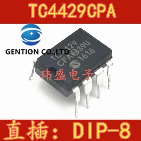 

10PCS TC4429 TC4429CPA DIP-8 into TC4429EPA high-speed MOSFET drive in stock 100% new and original