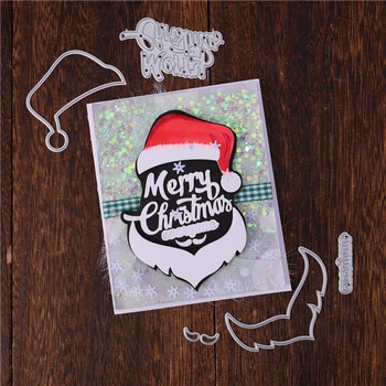 

YaMinSanNiO Christmas Santa Claus Metal Cutting Dies For Card Making Scrapbooking Embossing Album Cuts Stencil Crafts Dies New