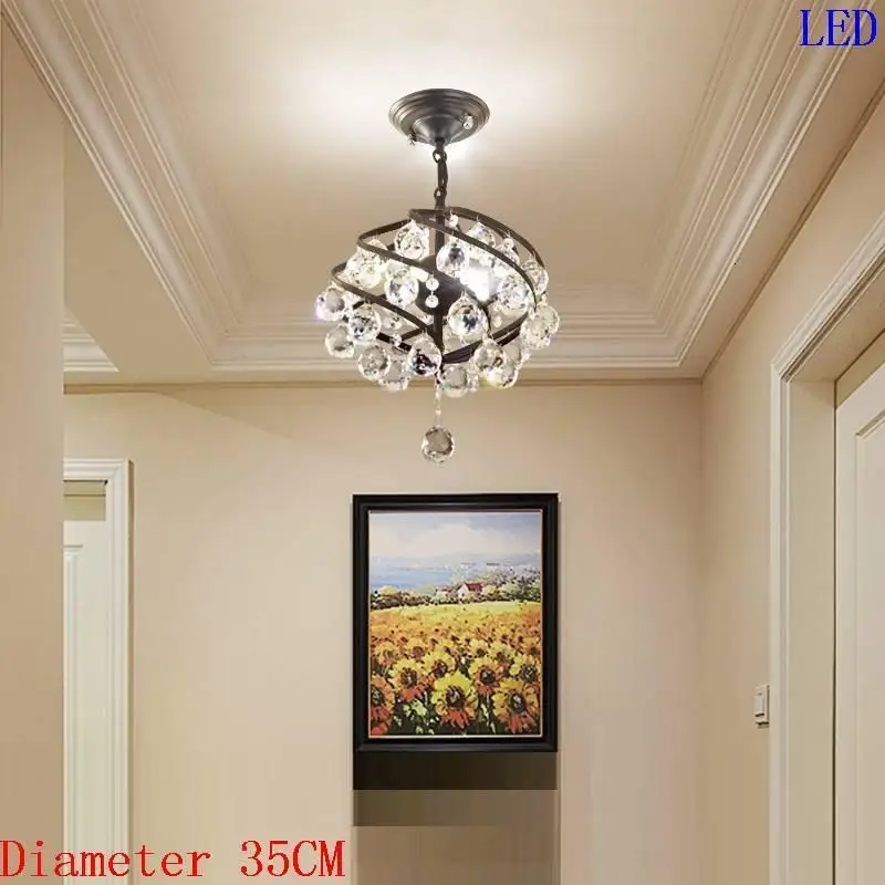 Sospensione дома деко Touw Verlichting Hanglamp кристальная висящая лампа светильник Suspendu Лофт Lampen современный подвесной