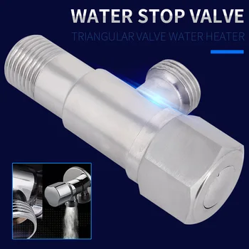 

Angle Valve Horizontal Kitchen Water Heater Shower Room Ball Valve Durable 304 Stainless Steel Bath Tools Watering Flowers