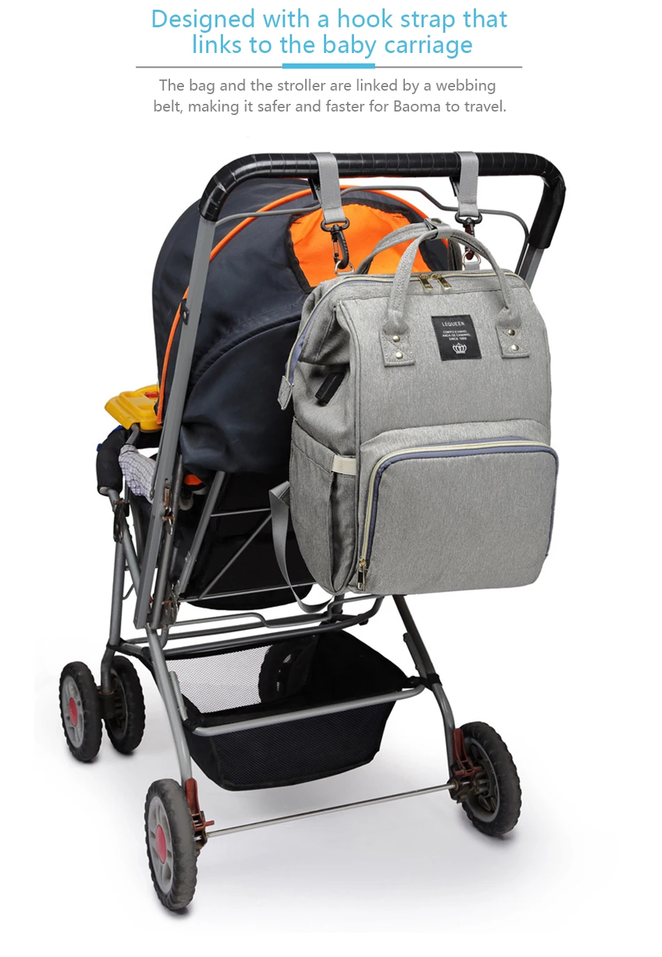 2019 Mommy Maternity рюкзак для путешествий сумка для кормления сумка для детских подгузников с интерфейсом USB Большая вместительная коляска с