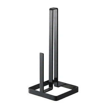 

Durable Metal Iron Weighted Base Towel Pole Napkin Shelf Paper Roll Stand Desktop Sturdy Vertical Kitchen Accessories Convenient