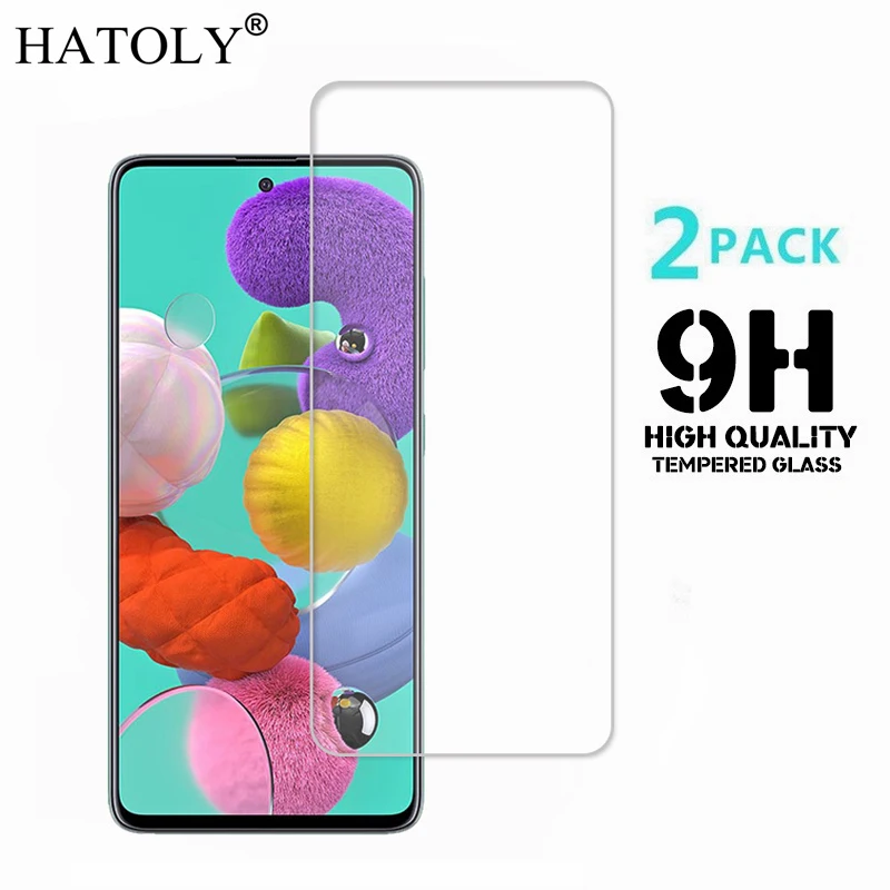 2PCS Tempered Glass for Samsung Galaxy A51 Ultra-thin Screen Protector Film A515F/DS | Мобильные телефоны и аксессуары