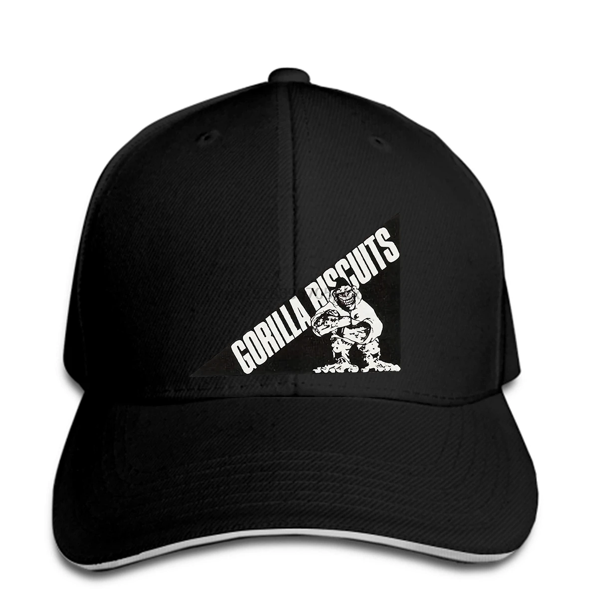 Gorilla бисквиты Мужская треугольная бейсболка белая бейсболка кепка остроконечная