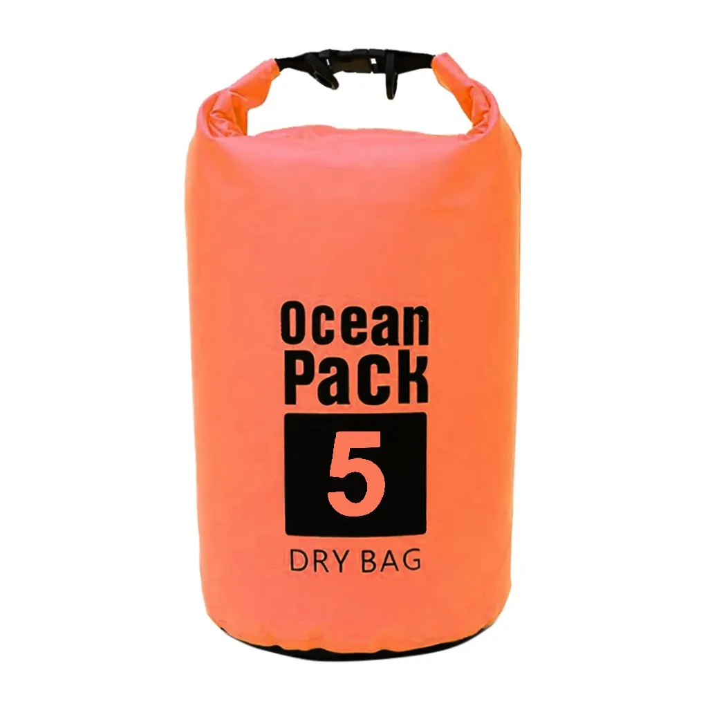 25 5L Открытый водонепроницаемый плавательный мешок для каноэ плавающий лодочный каяк Кемпинг водонепроницаемая сумка мешок 5L водонепроницаемый рюкзак для путешествий