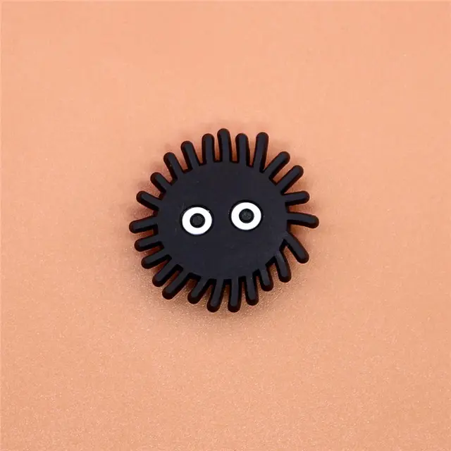 Novel Single Sale Spirited&Away Shoe Charms Accessories Cute No Face man Garden Shoe Decoration for croc jibz Kid's X-mas Gift Briquettes