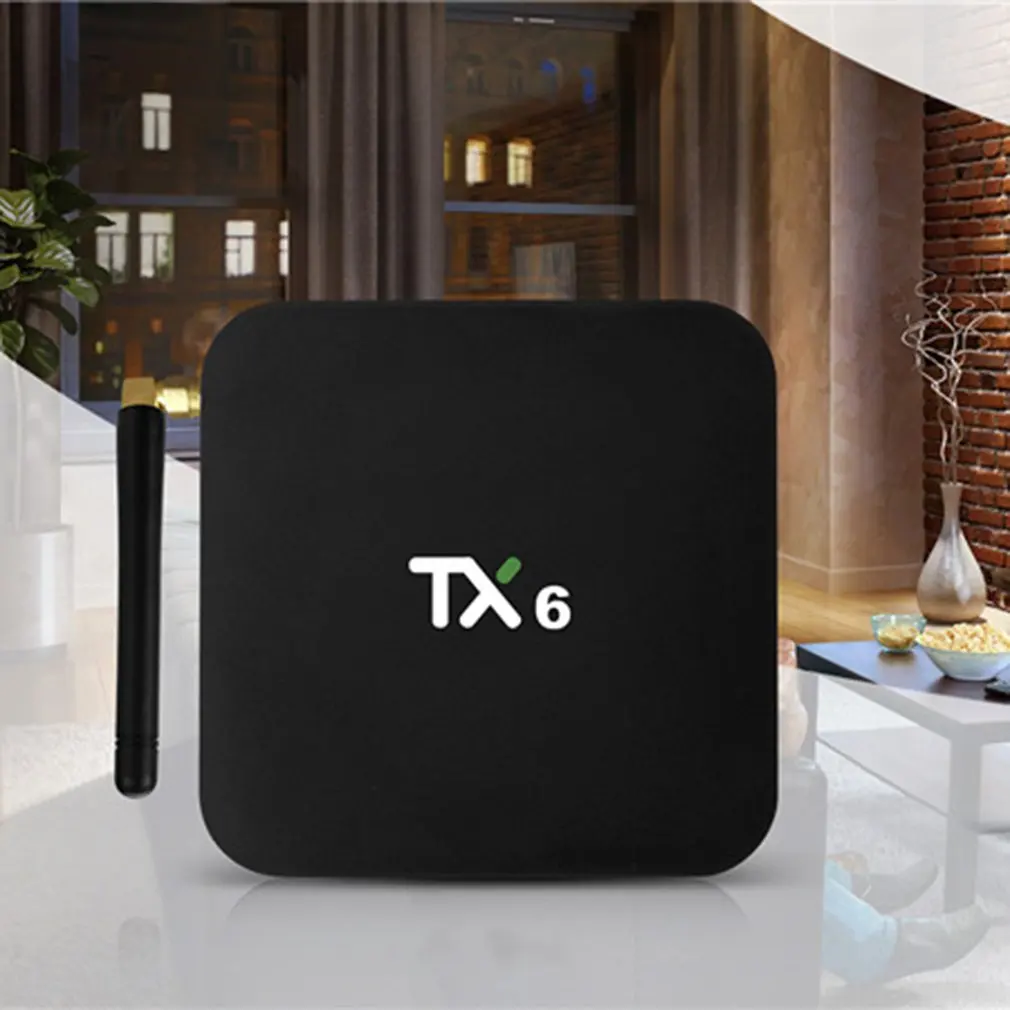4K Smart tv Box Android 9,0 TX6 Allwinner H6 4 Гб ram 64 Гб rom 2G/16G 32G BT 2,4G/5 ГГц двойной WiFi медиаплеер TX6 MINI