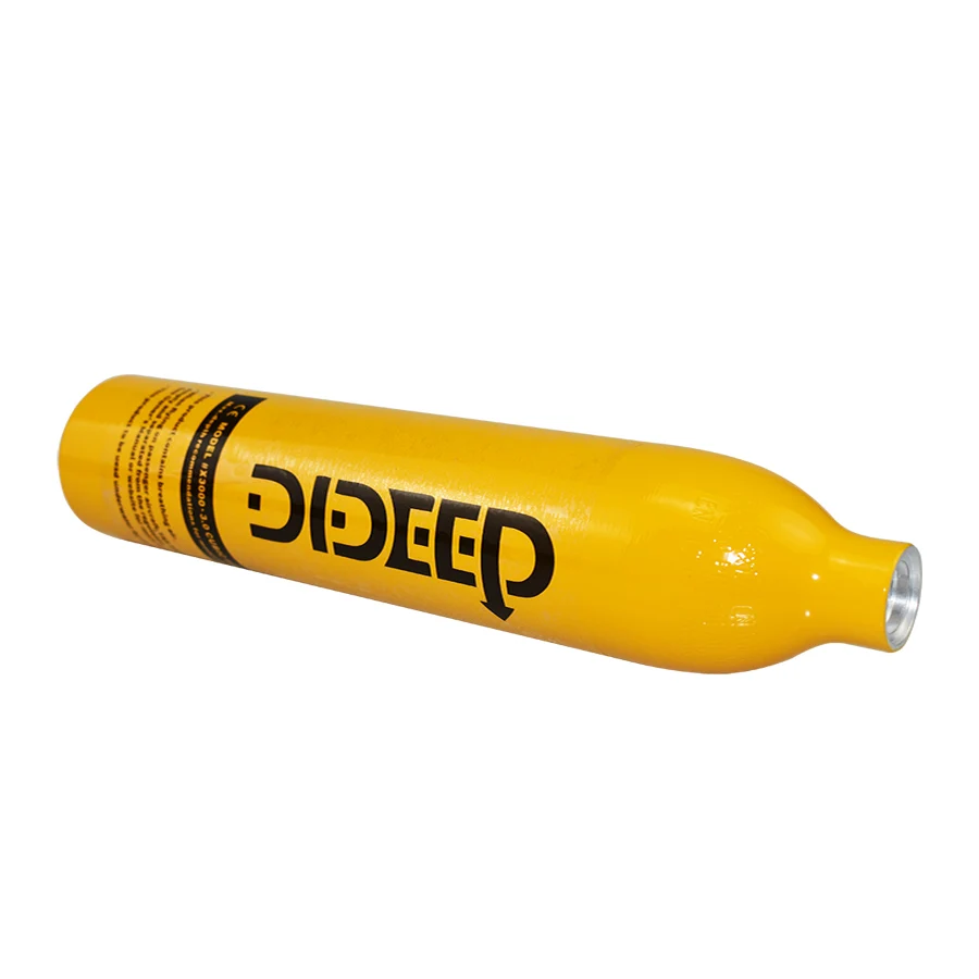 DIDEEP mini diving oxygen tank 500ML capacity underwater oxygen tank snorkeling dedicated oxygen tank