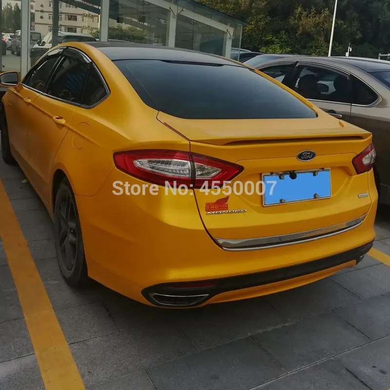 Для Ford Mondeo 2013 ABS Пластиковый материал заднее крыло спойлер для Ford Mondeo