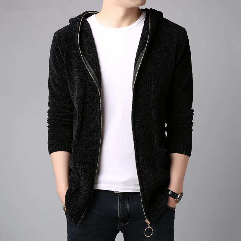 ^*Best Offers Brand Sweater Men Autumn Winter Thick Warm Cashmere Wool Cardigan Men Streetwear Fashion Hooded Sweater Coat Men ^*Best Offers Brand Sweater Men Autumn Winter Thick Warm Cashmere Wool Cardigan Men Streetwear Fashion Hooded Sweater Coat Men