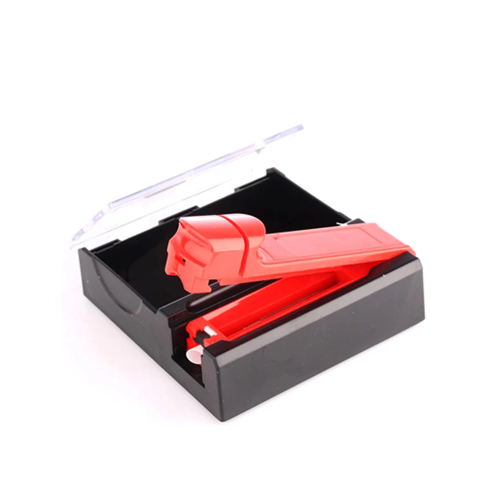 GERUI Креативный дизайн 8 мм сигаретная прокатная машина портативный табачный ролик прокатки бумаги машина сигаретная коробка производитель 003B - Цвет: Красный