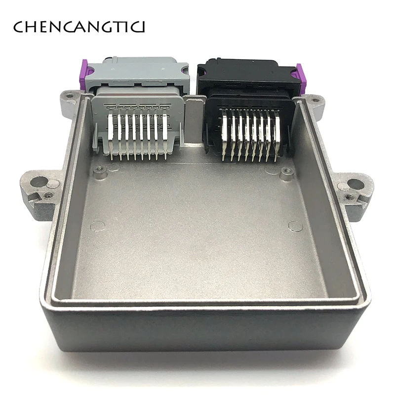 1 компл. 24 pin/way 2 отверстия Алюминиевый автомобильный корпус ECU коробка PCB с мужской женский ECU Авто разъем