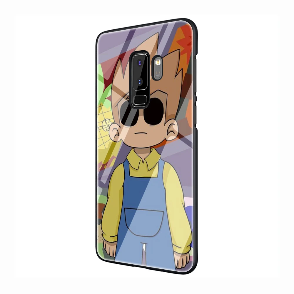 EWAU Eddsworld Стекло чехол для телефона для samsung Galaxy S7 8 9 10Plus Note8 9 A10 20 30 40 50 60 70 - Цвет: G8