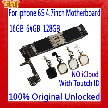 

iCloud Unlocked for iPhone 6S motherboard with/no Touch id , for iPhone 6S Plate Mainboard ,Original logic board with Full Chips