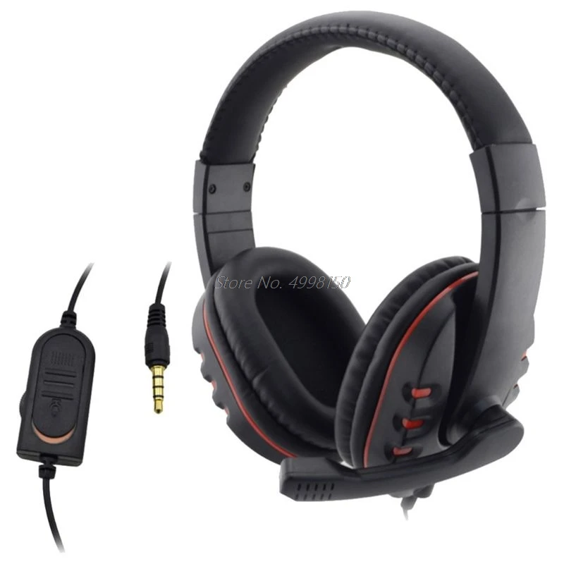 3 5mm Gaming Headset Headphone w Microphone Volume Control for Sony PS4 PlayStation 4 for PCWholesale dropshipping