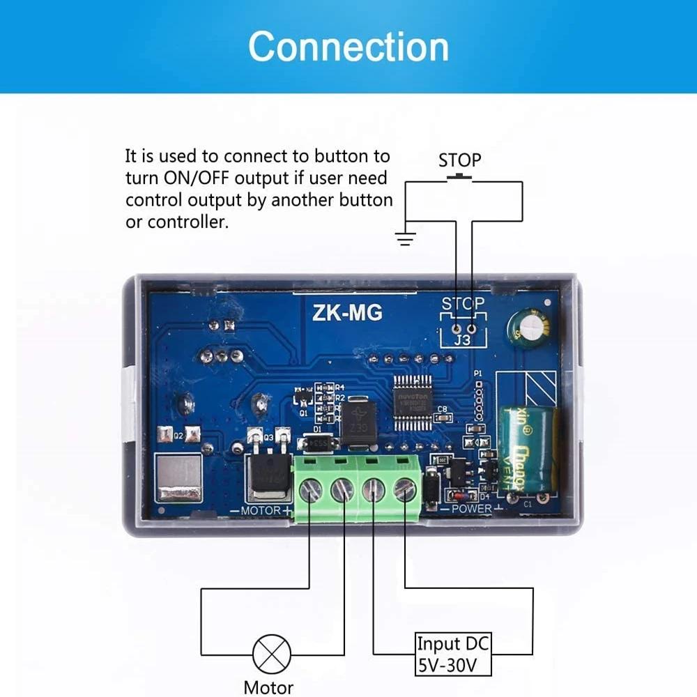 DC Motor Controller PWM Adjustable Speed Digital Display Encoder Duty Ratio Frequency MAX 15A 5-30V 12v 24v 5A ZK-MG dc motor speed controller,electric motor speed controller,motor speed controller