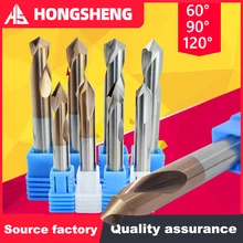 

Superhard Tungsten Steel Milling Cutter 120 ° 90 ° 60 ° Alloy Center Centering Drill Chamfering Cutter Screw Fixed-point Drill