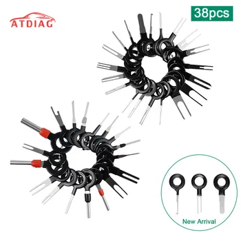 

38pcs New Car Terminal Removal Electrical Wiring Crimp Connector Pin Extractor Kit Automobiles Terminal Repair Hand Tools