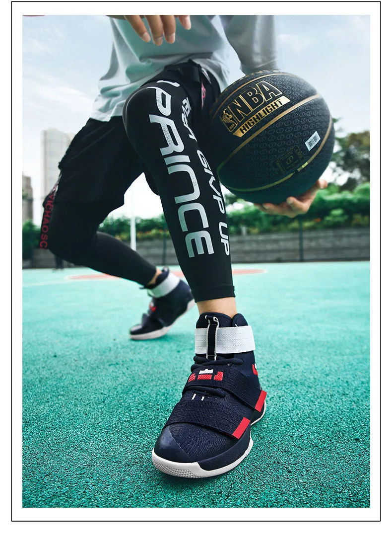 Men's Lebron James Basketball Shoes Breathable Sports Shoes Mens Ankle Boots Basketball Sneakers Cushioning Jordan Shoes Unisex