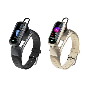 

B9 Smart Bracelet Bluetooth Earphone Answer Call Voice Control Smart Band Heart Rate Fitness Tracker Sport Watch IP67 Waterproof