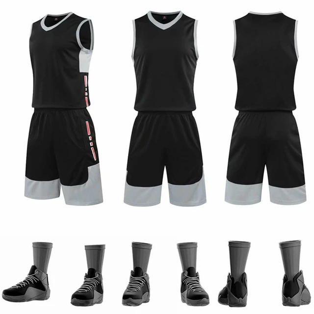 basketball black plain jersey