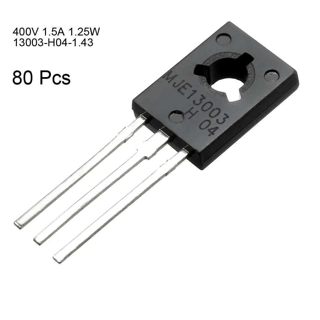 Uxcell TO-126 NPN 3 контакта PCB через отверстие биполярный транзистор для общего назначения и электронных устройств
