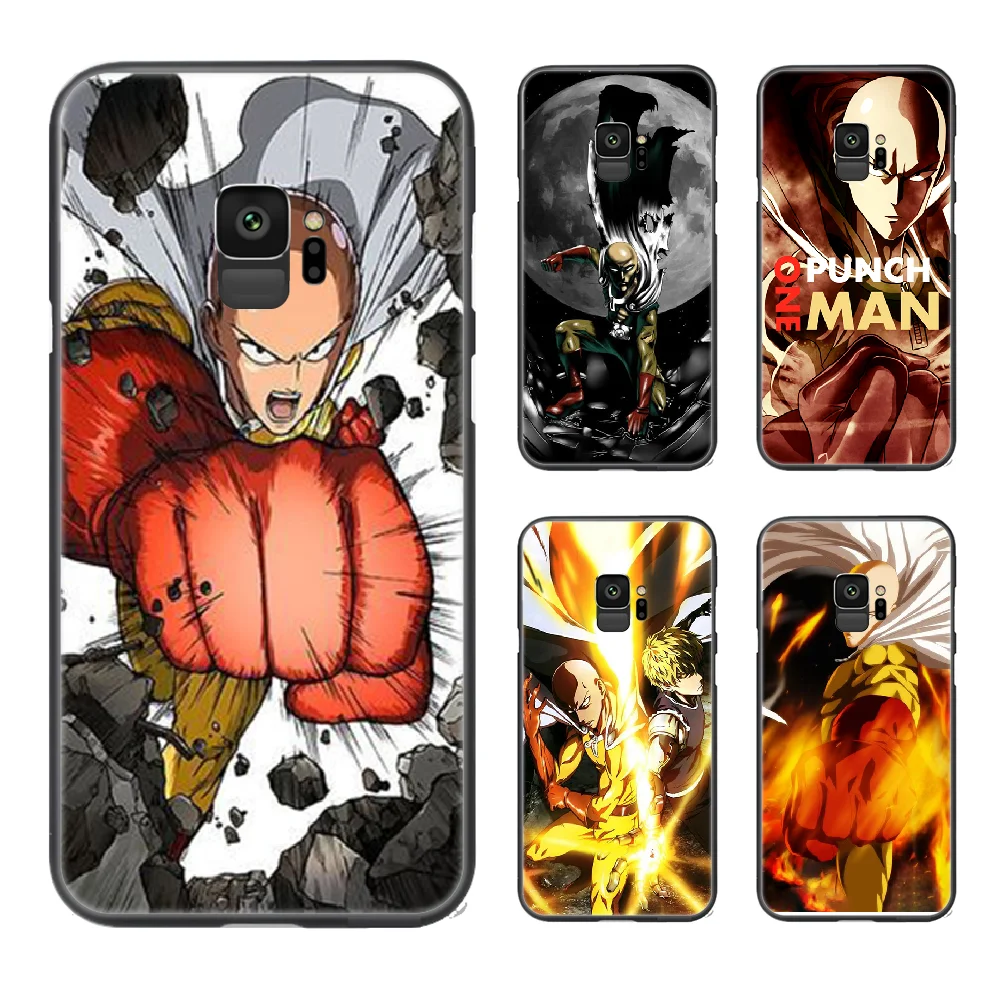 Чехол для телефона ONE PUNCH MAN чехол Samsung Galaxy S 6 7 8 9 10 e 20 edge uitra Note plus черный prime модная