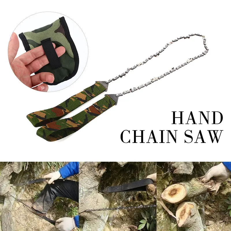 

Chain Saw Chains Cutter Rope Wire Saw Durable Practical Camouflage Stainless Steel Outdoor Camping Supplies Mountaineering