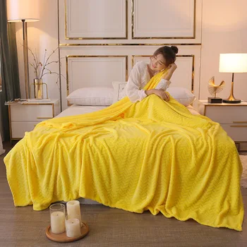 

NEW Flannel Fleece Throw Blanket Super Soft Fluffy Blanket Winter Warm blankets Bed Bedroom Decor travel