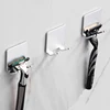 2 Pcs Punch Free Razor Holder Storage Hook Wall Men Shaving Shaver Shelf Bathroom Razor Rack Wall Bathroom Accessories ► Photo 2/5