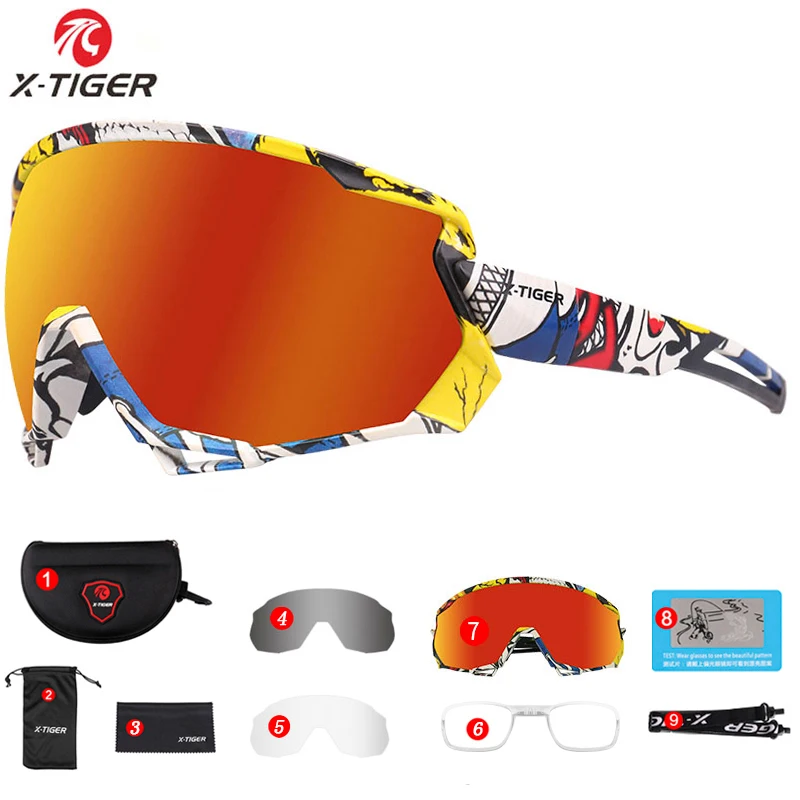 Goggle Glasses MTB Mountain-Bicycle Photochromic Cycling Polarized Outdoor Sports Summer
