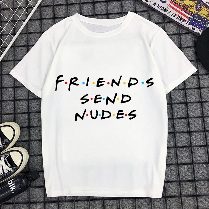 4126 Новинка, модная женская одежда Kawaii, футболка для друзей, Camiseta Mujer, Повседневная Уличная одежда Harajuku, тренировочный костюм, винтажная женская рубашка - Цвет: 4126