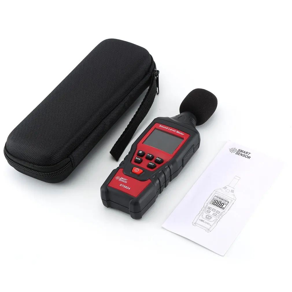 

Digital Sound Level Noise Meter Measurement 30-130dB Decibel Detector Audio Tester Metro Diagnostic Tool Smart Sensor