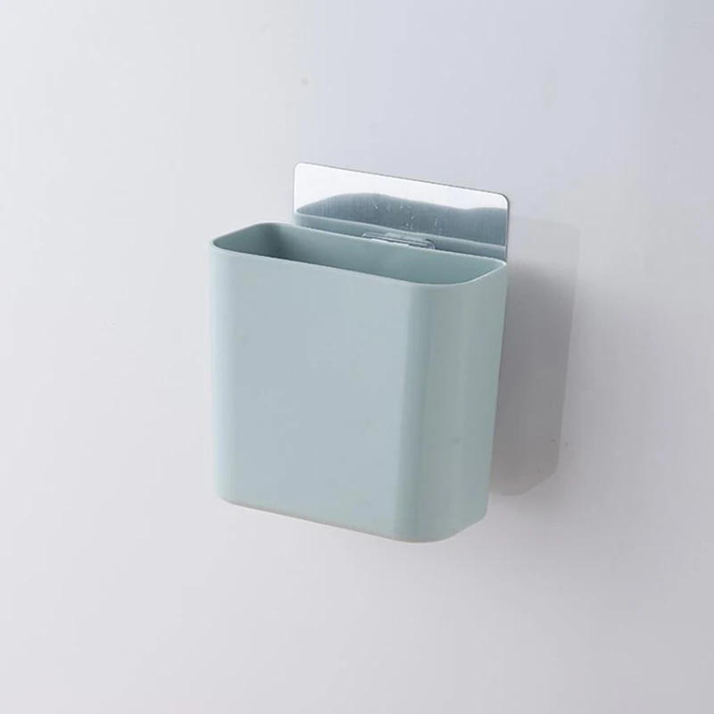 Hanging Basket Seamless Bathroom Storage Shelf Rack Plastic Wall Mounted Storage Basket Sundries Organizer Kitchen Holder