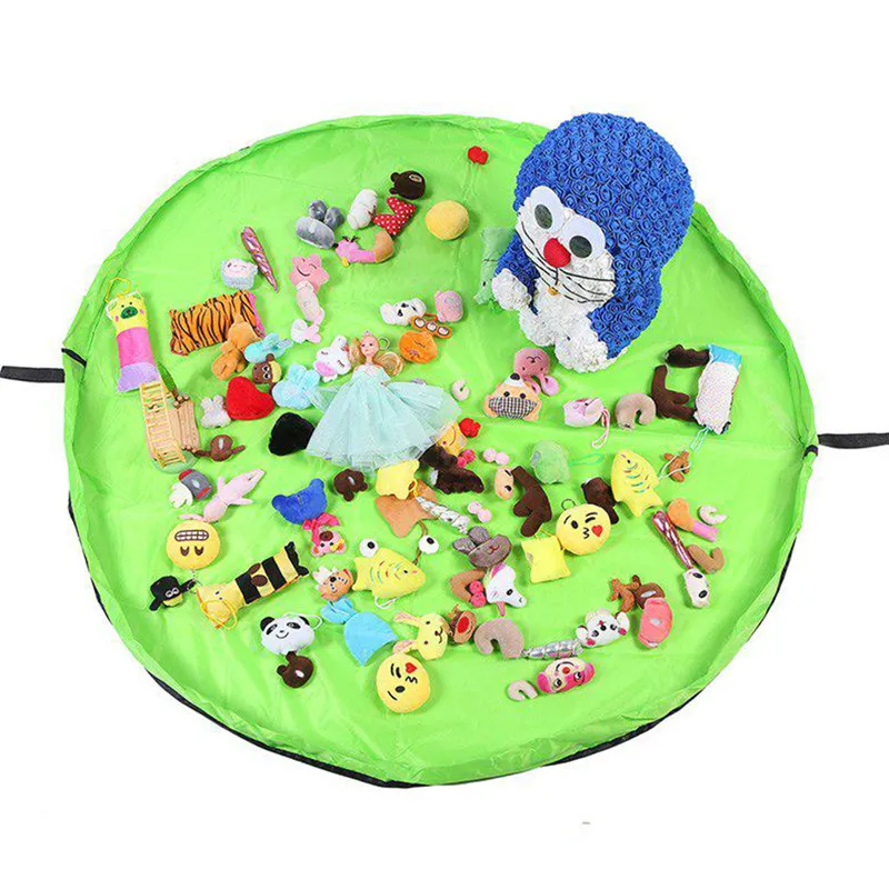 VOGVIGO 50/150cm Drawstring Bags Portable Kids Toy Kit and Play Mat Lego Toys Organizer Bin Box Fashion Practical Storage Bags
