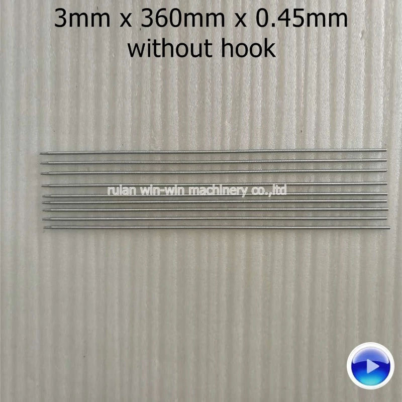 

Пружина удлинительная без крючков, 3 мм x 500 мм x 360 мм, 0,45 шт.