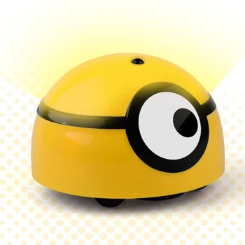 

Intelligent Runaway Toy Ball RC car Sparkling Luminous Magic LED RC Kids Infrared Idea Magic Little Yellow Man toy Fun Miniature