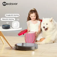 NEATSVOR X500 odkurzacz Robot 3000PA silne ssanie 3-in-1 sierść zwierząt gospodarstwa domowego suche i mokre niewykorzystanych środków automatyczne ładowanie 6