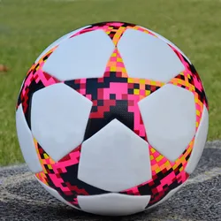 Football Bola ball Sports ball Team Football Exercise Goal Cup soccer Equipment Seamless Match 5 size Professional Training 5 Se