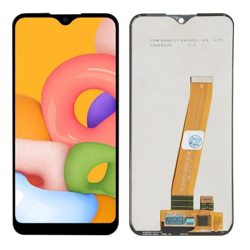 LCD For Samsung Galaxy A01M A41 A21 A51 J260 A260 A02S A3 A40 A02 AMOLED Touch Screen Display With Frame Assembly Replacement | Мобильные