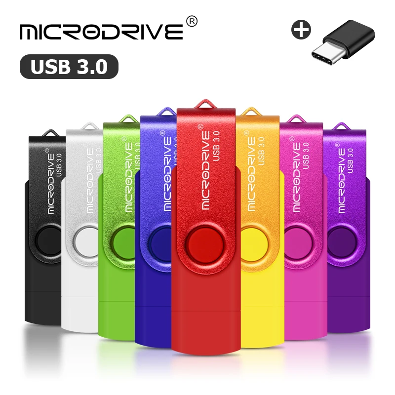 3 в 1 OTG USB флэш накопитель для смартфона Android 64 ГБ 32 Гб металлический 16 usb Бесплатная
