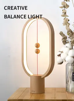 

Magnetic suspension balance lamp usb charging led simple intelligent night light indoor lighting lamps