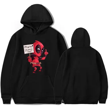 

Funny Deadpool Hoodies Harajuku Sweatshirts Men Hip Hop Streetwear Hoodies Womens Clothing Winter Clothes for Girls Harajuku Top