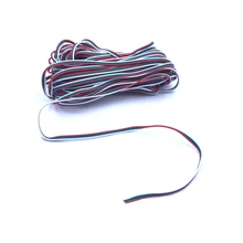 22AWG луженый медный Электрический провод 3Pin медный кабель с ПВХ изоляцией электрический Удлинительный шнур светодиодный удлинитель